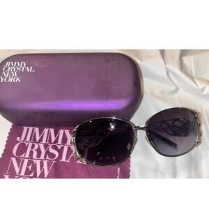 Jimmy Crystal New York Gl1064 Swarovski Crystals Sunglasses w/Case